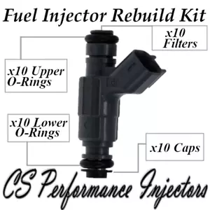 Fuel Injectors Rebuild Kit fit 0280155780 for 98-03 Dodge Ram 2500 3500 8.0L V10 - Foto 1 di 1