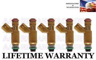 Inyectores de combustible originales Denso 5x para Volvo S40 V50 C30 2004-2010 2,4 L #8627815 Foto 1 de 2