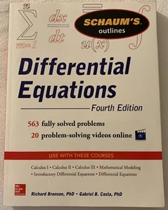 Schaum's Outline of Differential Equations, 4th Edition PB - Picture 1 of 4