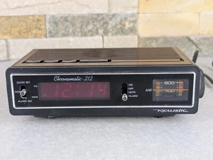 Realistic Chronomatic 212 Model 12 1517 AM Alarm Clock Radio TESTED !!READ!! - Picture 1 of 6