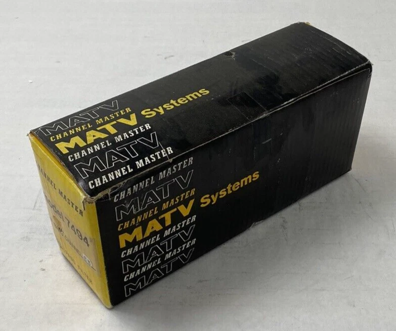 Channel Master MATV Systems Model 7494 Band Pass Filter UHF Band Channel 65 - Image 1 of 4