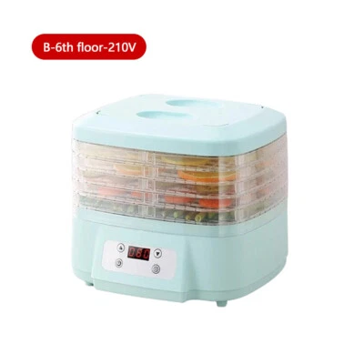 Máquina secadora doméstica con 6 bandejas temporizador digital ajustable control de temperatura Foto 1 de 4