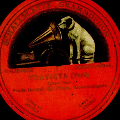 FRIEDA HEMPEL Sempre libera "Traviata" -Verdi-    Schellackplatte  78rpm G4232 - Bild 1 von 2