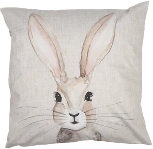 ❤ Kissenhülle Kissenbezug beige Clayre & Eef Hase Osterhase Ostern Frühling ❤ - Bild 1 von 2