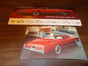 Cadillac 1976 postales publicitarias convertibles/2 diferentes - Imagen 1 de 1