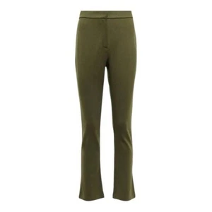 MaxMara Leisure Authentic Women's Pants Ariano Green Olive Size S - Picture 1 of 15