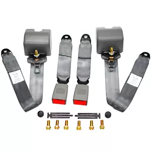 2X Genuine Nissan Murano 3 Point Safety Adjustable Seat Belt Strap Car Vehicle - Picture 1 of 16