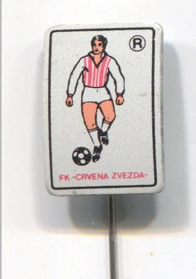FOOTBALL - Soccer Club FK CRVENA ZVEZDA - Belgrade - club's jersey pin badge - Image 1 of 2