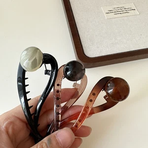 3Pcs/Set Geometric Pearl Hair Clips Hair Accessories Pearl Shark Clip Barrettes - Picture 1 of 13