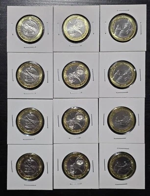 Costa Rica 500 Colones Commemorative Coin Set UNC lot of 12 pcs - Image 1 of 4
