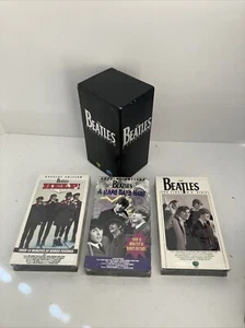 The Beatles Collection VHS Box Set A Hard Day's Night Help First US Visit - Picture 1 of 23