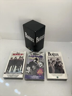 The Beatles Collection VHS Box Set A Hard Day's Night Help First US Visit - Image 1 of 4