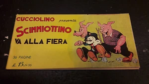 Cucciolino #35 striscia 1949 "Cucciolino presenta Scimmiottino Va Alla Fiera" - Foto 1 di 2