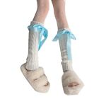Knitted Long Leg Warmers Knee High Boot Stockings Ballet Style Leg Sover Socks