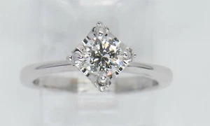 IGI Certified 14k Gold Diamond Ring Retail Value $2,790 TCW 0.39CARAT RG0024 - Imagen 1 de 6