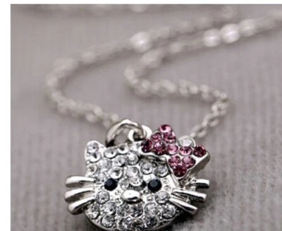 Colar de strass Hello Kitty - Imagem 1 de 4