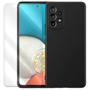 Anti-Shatter Screen Protector Soft Slim TPU Case do Samsung Galaxy A53 5G A536U - Zdjęcie 1 z 1