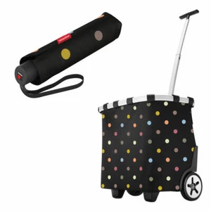 reisenthel Einkaufstrolley carrycruiser Set mit umbrella pocket classic Dots - Bild 1 von 1