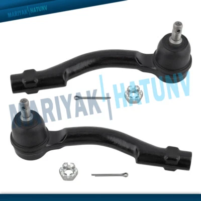 Both (2) Front Outer Tie Rod End Link For 2005-2010 Kia Sportage Hyundai Tucson - Image 1 of 4