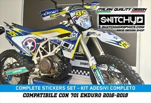 HUSQVARNA 701 ENDURO Grafik Aufkleber Set kompatibel - 2016 bis 2019 - Bild 1 von 10