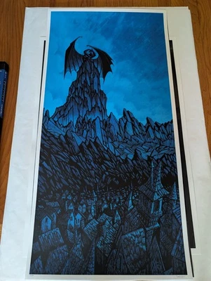Daniel Danger "Night On Bald Mountain" Fantasia Disney 2014 Kunstdruck Poster - Bild 1 von 3