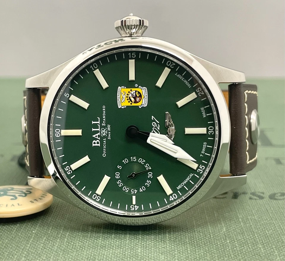 BALL ENGINEER MASTER II DOOLITTLE RAIDERS GREEN DIAL 46MM NM2638C-S1-GR FULL SET - Image 1 of 4