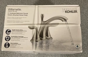 Kohler Willamette Mittelset 2-Griff Badarmatur R99900-4D-BN, Nickel gebürstet - Bild 1 von 4