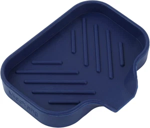 Silicone Bathroom Soap Dishes with Drain Spout-Kitchen Sink Organizer,Sponge Hol - Picture 1 of 12