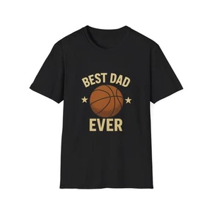 Basketball-T-Shirt Best Dad Ever, Geburtstagsgeschenk, Vatertagsshirt, […] - Bild 1 von 18