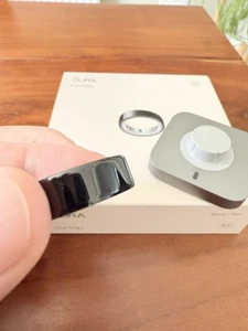 Oura Ring Gen 4 Black, Size 10 - Picture 1 of 3