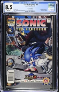 Sonic The Hedgehog #98 Newsstand 1st Comic Appearance Of Shadow CGC 8.5 - Picture 1 of 2