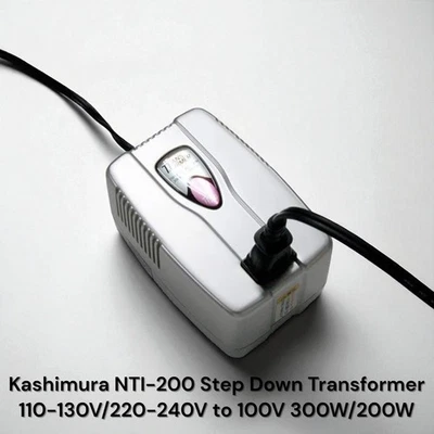 Kashimura NTI-200 Step Down Transformer 110-130V/220-240V to 100V 300W/200W - Image 1 of 3