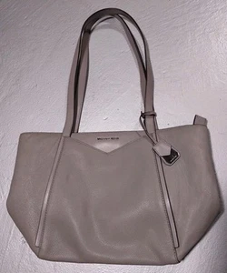 Borsa a mano Michael Kors in pelle lavanda/grigio Whitney a tracolla - Foto 1 di 9