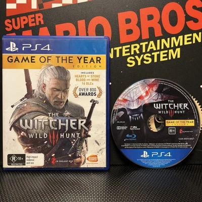 The Witcher 3: Wild Hunt GOTY Playstation 4 PS4 PAL TESTED FREE TRACKED POSTAGE - Image 1 of 4
