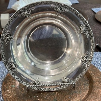 Cuenco vintage Watson de plata esterlina “Meadow Rose”, B221 “raro” Foto 1 de 4