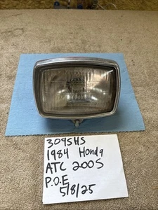 1984 Honda Atc 200 S 200s Headlight Assembly 309 - Picture 1 of 12