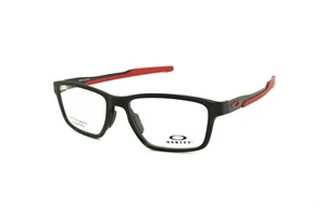 Oakley Metalink OX8153 0655 Men’s Black/Red Glasses Brand New Free Sv Lenses - Picture 1 of 23