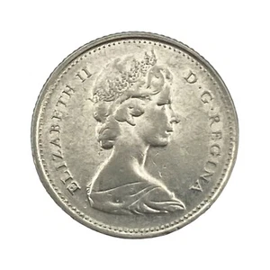 1973 Canadian 10 Cents Canada Dime Queen Elizabeth II Circulated Coin Ten Cent - Picture 1 of 6