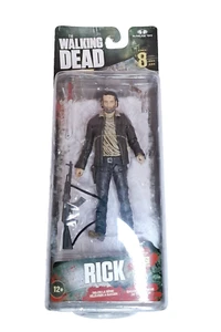Figura de acción McFarlane Toys The Walking Dead serie 8 Rick Grimes sin usar, en caja nueva y en embalaje original - Imagen 1 de 2
