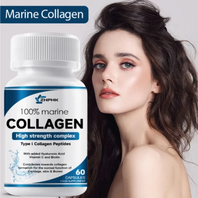 Marine Collagen 1200Mg With Hyaluronic Acid,Vitamin C, Anti-Aging Skin Health - Image 1 of 4