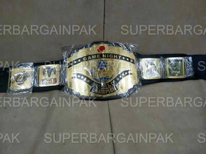 Game Night World Champion Wrestling Championship Belt 2mm Brass - Bild 1 von 4