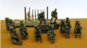 British Paratroopers Mounted Trident 96602 New 1/87 Scale Resin Kit Unfinished - Picture 1 of 1