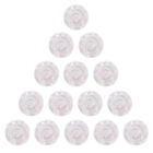 50 Pcs White Resin Button Sweater Jacket for Women Sewing Flower Shirt Buttons