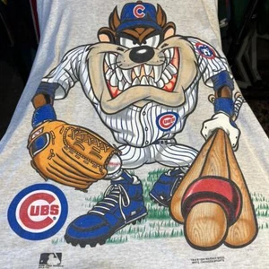 Remake 1994 Chicago Cubs Taz short sleeve Classic T shirt vtg HN1260 - Picture 1 of 2