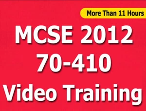 MCSE 2012 70-410 Install,Config Windows Server 2012 Video Training Tutorials CBT - Picture 1 of 1