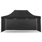 Wallaroo Gazebo Tent Marquee 3x4.5m Popup Outdoor Black