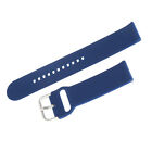 Watch Bands Silver Buckle Silicone Strap Soft Wristband Replacement For Sams Ids