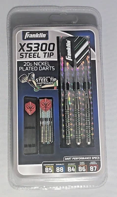 Nuevos dardos Franklin Sports XS300 3-pk 20 gramos punta de acero recubierto de níquel Foto 1 de 4