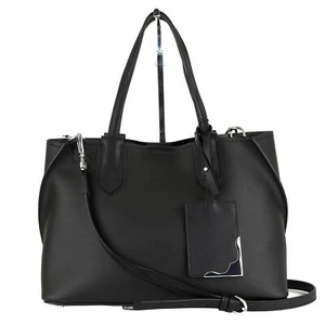 Calvin Klein Jacky Ledertasche/Handtasche/Schultertasche $ 228, schwarz - Bild 1 von 7