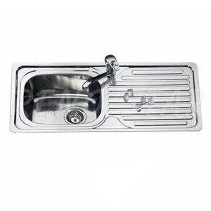 920*435*170mm Sink 304 Stainless Steel Single Left Bowl Drainer for Kitchen - Picture 1 of 2
